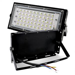 Reflector LED Blanco Cálido 2835 SMD con 50 LED, 50W, AC220V, Carcasa de Aluminio Negra, IP65 Impermeable, Iluminación de Paisaje, Haz de Luz de 120° - Product Image 3