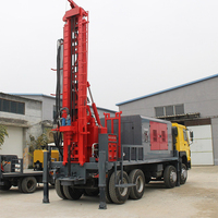 Prix d'usine, personnalisable, foreuse à eau montée sur camion de 100m à 600m avec compresseur d'air, foreuse hydraulique