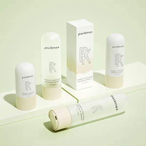 Flacon cosmétique en plastique PE personnalisé de haute qualité pour soins de la peau, 100 ml, 150 ml, 200 ml, avec bouchon à disque et couvercle rabattable, emballage pour soins de la peau - Product Image 2