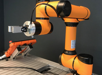 Bras robotique collaboratif d'automatisation AUBO-i5 la charge utile 5kg assemblage de programmation pour les produits électroniques 3C