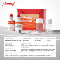 Réactif de test de chlore résiduel à haute concentration JUBWAY, forme 1-30 mg/L, DPD, 2 flacons/kit, 240 tests, pureté 99 %, certifié CE