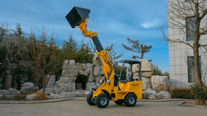 Chargeur sur pneus Mammut Farm approuvé CE TL1000 1tonne chargeuse sur pneus télescopique avec <span class=keywords><strong>godet</strong></span> - Product Image 6