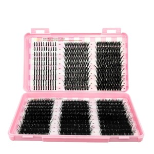 Spiky Lashes Individual Clusters 30D 40D 50D 60D 80D Soft Lightweight Natural False Eyelashes DIY Extension Kit - Product Image 5