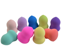 Éponge de maquillage à marque privée, sans latex, super douce, lavable, pour fond de teint, 40x60mm, pour femmes