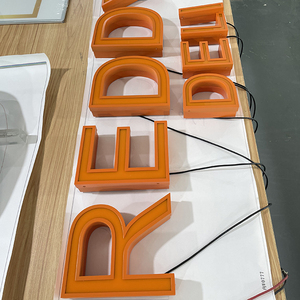 Personalizado exterior 3D acrílico LED letras sinalização impermeável negócio logotipo carta luz para publicidade - Product Image 3