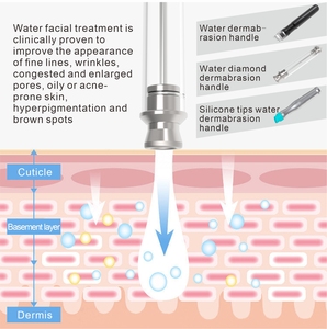 Máquina Facial de Microdermoabrasión con Diamantes de Alta Presión de Dos Colores 2/4/7 en Uno, 4-8 Barras, Hiperbárica, con Oxígeno y Jet Peel - Product Image 3