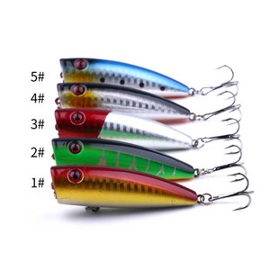 Câu Cá Lure Popper 3D Mắt Cá Crankbaits Nhân Tạo Wobblers Cao Carbon Steel <span class=keywords><strong>Hooks</strong></span> Bả - Product Image 5