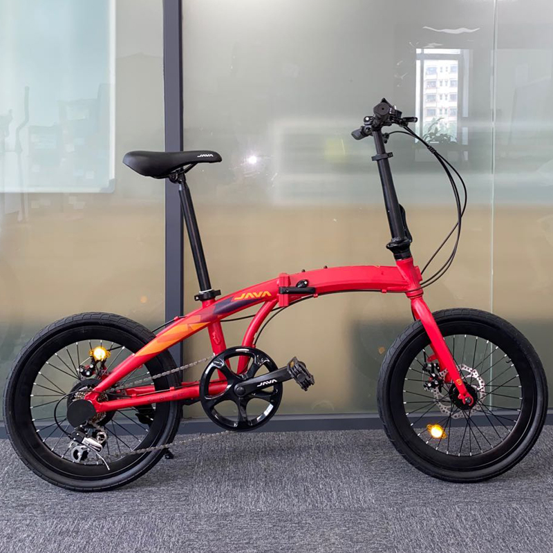 Java ZELO Folding Bike - Aluminum Alloy 20 Inch Double Disc Brake