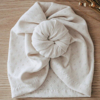 Offre Spéciale hiver chaud beignet noeud nouveau-né bébé enfants chapeaux tricoté bonnets chapeaux Bonnet enfants Turban chapeau tête enveloppement