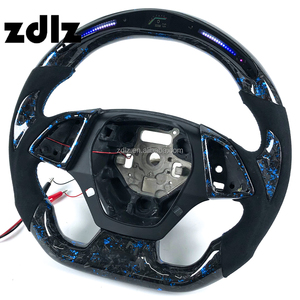 Volant de voiture personnalisé avec écran LED en fibre de carbone forgée pour <span class=keywords><strong>Chevrolet</strong></span> Corvette C7 ZR1 <span class=keywords><strong>2020</strong></span> 2022 2024 - Product Image 3
