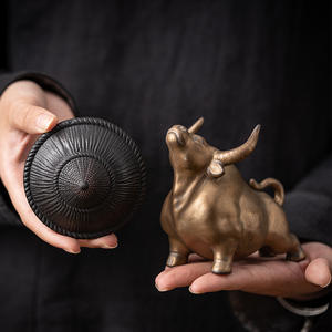 Wuyang violet sable vache air thé animal de compagnie décoration pièce Kung fu ensemble filtre <span class=keywords><strong>boutique</strong></span> peut nourrir jouer plateau a - Product Image 3