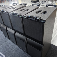 Enceintes Line Array Actives Néodyme 500W/2000W Portable pour Spectacles Extérieurs
