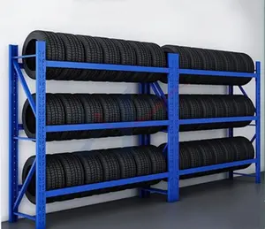 China Customized Tire Racks For Warehouse Shop