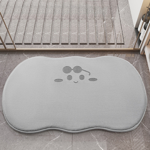 Tapis de bain en mousse à mémoire de forme, antidérapant, doux et absorbant, lavable en machine, pour la maison, l'hôtel et le dortoir (vente en gros) - Product Image 2