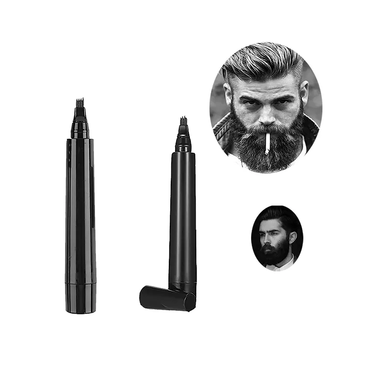 private label high quality 1pc waterproof pencil bread filler pen for man thicken your beard