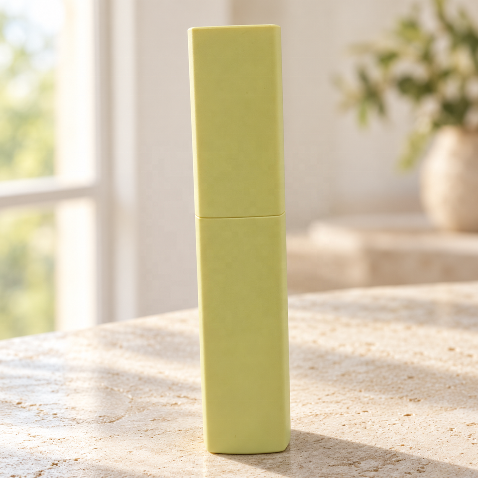 Yellow Glass Perfume Bottle Pump Sprayer Travel Atomizer Cosmetic ...