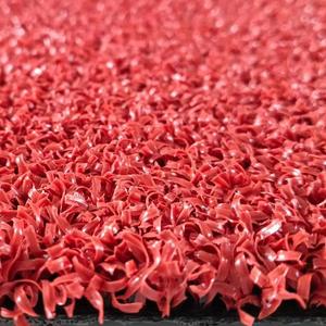 Césped Artificial <span class=keywords><strong>de</strong></span> Pádel <span class=keywords><strong>de</strong></span> Alta Calidad, Color Rojo Brillante, 10 mm, 13500 Dtex, para Interiores y Exteriores, para <span class=keywords><strong>Cancha</strong></span> <span class=keywords><strong>de</strong></span> Pádel - Product Image 5