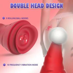 Mainan seks wanita penggetar topi bergetar Natal 10 kecepatan <span class=keywords><strong>Vibrator</strong></span> klitoris silikon 5 lidah penggulung pijat orgasme <span class=keywords><strong>Vibrator</strong></span> Dildo - Product Image 4