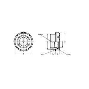 GANTER GRIFF Voyant d'huile GN 743 d1 18 mm d2 M 27x1.5mm - Product Image 3