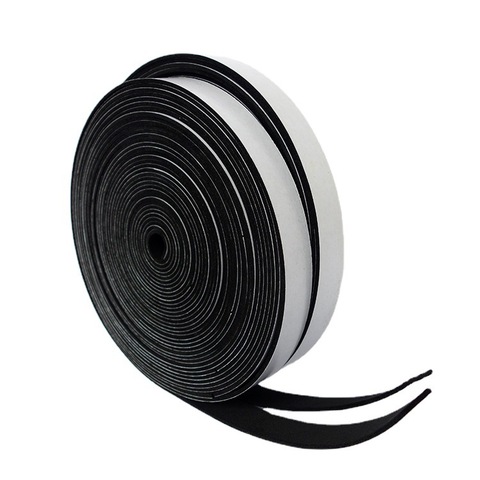 Black Self-Adhesive Eco-Friendly Plain BBQ Grill Tape High Temperature Resistant Felt Strip for Sealing