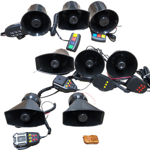 Klaxon de voiture de haute qualité 12V sans fil, sirène à sept tons, haut-parleur super puissant pour véhicule - Product Image 2