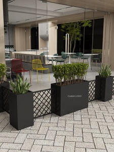 Fioriera Tradizionale Personalizzata <span class=keywords><strong>in</strong></span> <span class=keywords><strong>Ferro</strong></span> <span class=keywords><strong>Battuto</strong></span> e Acciaio Inox Biodegradabile per Esterni, Combinazione di Griglie per Recinzioni e <span class=keywords><strong>Vasi</strong></span> - Product Image 1