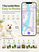 Collier GPS pour animaux de compagnie avec sonnette, étanche, localisateur pour chat et chien, dispositif de suivi anti-perte portable pour la sécurité des animaux en extérieur, accessoires pour animaux de compagnie