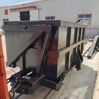 Chariot minier à benne latérale robuste YCC4-7 à rail courbé avec une qualité standard Q235A de 10 mm pour l'industrie minière