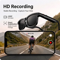 Lunettes Intelligentes Électrochromiques IA M11 avec Enregistrement Stabilisé 1080P, Verres Multicolores et Assistant Vocal
