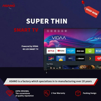 ASANO-Télévision Usine 98 Pouces Led Tv 4k Télévision 4k-uhd Android Haute Définition Smart Grand Écran Plat Pour Club