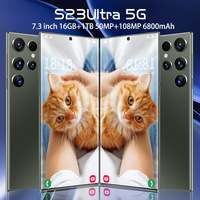 S23 Ultra, Teléfono Inteligente de Gama Alta con Pantalla Grande de 7 Pulgadas, Octa-core, LTE 4G, Dispositivo Todo en Uno, 16 GB + 1 TB, 108 MP