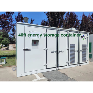 Système de stockage d'énergie solaire SCU 1MWh 2MWh en conteneur 20ft 40ft, solution hybride avec refroidissement par air - Product Image 3