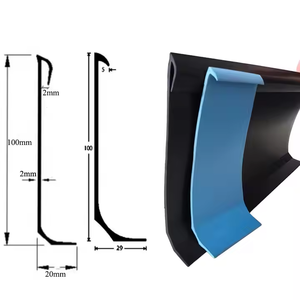 2 in One Cap and Cove Former <strong>Flexible</strong> PVC Wall <strong>Skirting</strong> Skirted <strong>Board</strong> for Floor Carpet - Product Image 1
