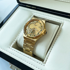 Montre homme chronographe automatique mécanique Miyota en acier inoxydable de luxe personnalisée, cadran à aiguilles, bracelet de 20 mm, résistante à l'eau - Product Image 2