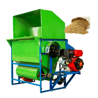 Grande décortiqueuse électrique d'arachides pour usage domestique, batteuse de riz, mini batteuse de riz, moissonneuse-batteuse de riz