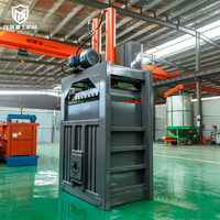 Presse à balles de papier à haute efficacité énergétique, compacteur hydraulique, presse verticale à haut rendement pour les opérations de recyclage du carton