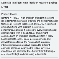 Station totale robotisée SOUTH NT10/NS10 1 pouce, servomoteur T-Drive, suivi automatique ATR, robot de topographie Android pour rotation automatique