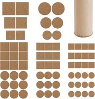 Cercles en liège antidérapants personnalisés, coussinets plats, tapis carrés en liège pour protéger les meubles, les armoires, les dessus de table et les objets contre les rayures
