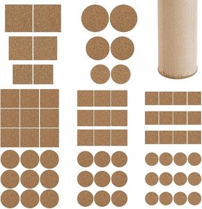 Cercles en liège antidérapants personnalisés, coussinets plats, tapis carrés en liège pour protéger les meubles, les armoires, les dessus de table et les objets contre les rayures - Product Image 1