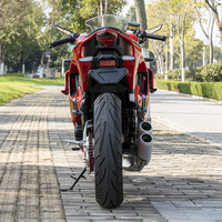 Moto sportive DK Red 400CC bicylindre refroidie par eau avec ABS et écran TFT