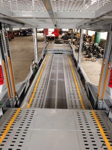 נגרר חצי-טריילר להובלת רכבים עם 2 סרנים, מתלים פנאומטיים, מאושר, מגולוון, נירוסטה - Product Image 6