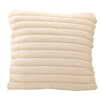 Nordic Cream Ins Style taie d'oreiller en peluche de lapin de couleur unie simple canapé chambre et maison/hôtel utiliser taie d'oreiller