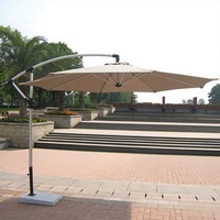 Parapluie banane extérieur moderne Protection solaire Plage Piscine Terrasse Cour Loisirs Stand latéral Parc Mobilier extérieur général