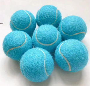 100 adet özel logo sıcak satış köpek oyuncak top interaktif köpek renkli tenis topu oyuncaklar - Product Image 3