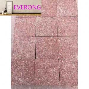 Losas de <span class=keywords><strong>piedra</strong></span> de pavimentación locas de pórfido rojo para pavimentadora de camino de Patio - Product Image 4