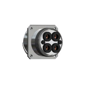 Connecteur de montage sur panneau Glenair 921-006, 4 broches, en alliage d'aluminium, pour usage industriel - Product Image 1