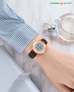 Venta al por mayor Reloj Alfajar Relojes de Cuarzo DE LA Qibla Digital con 5 Veces Azan Tiempo de Oración para Parejas - Product Image 4
