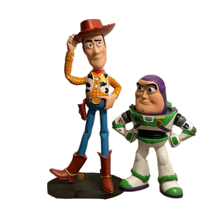 Hiện Đại Sợi Thủy Tinh Cảnh Sát Trưởng Woody Điêu Khắc Màu Đỏ Net Búp Bê Trang Trí Nội Thất Cuộc Sống-Kích Thước Nhựa Nhân Vật Bức Tượng Phim Hoạt Hình Bức Tượng Phong Cách - Product Image 3