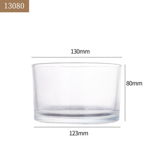 Tarro de vela de cristal transparente de gran capacidad minimalista, vela perfumada para el hogar, bricolaje, varios tamaños para decoración del hogar - Product Image 2