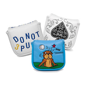 OEM Custom Golf Mallet Putter Headcover Embroidery Logo Personalized Magnetic Square Mallet Putter <b>Cover</b> - Product Image 1